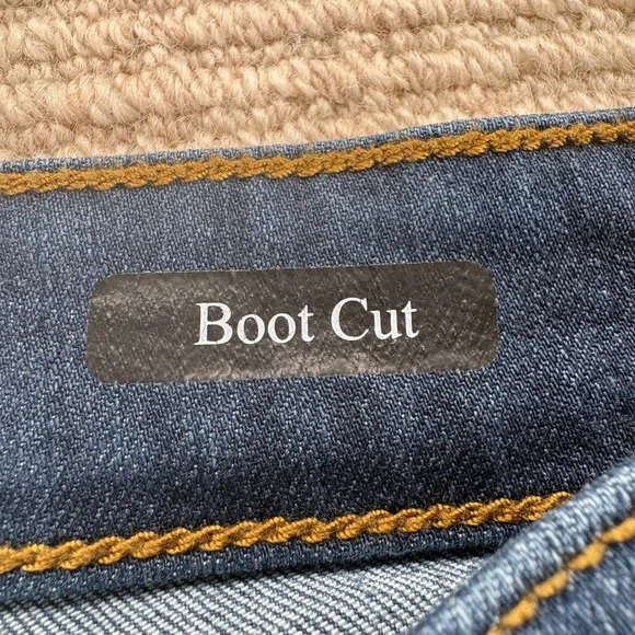 Judy Blue Bootcut Jeans Women 9/29 (~Size 10) Stretch Denim Western Boho Classic - Picture 3 of 13